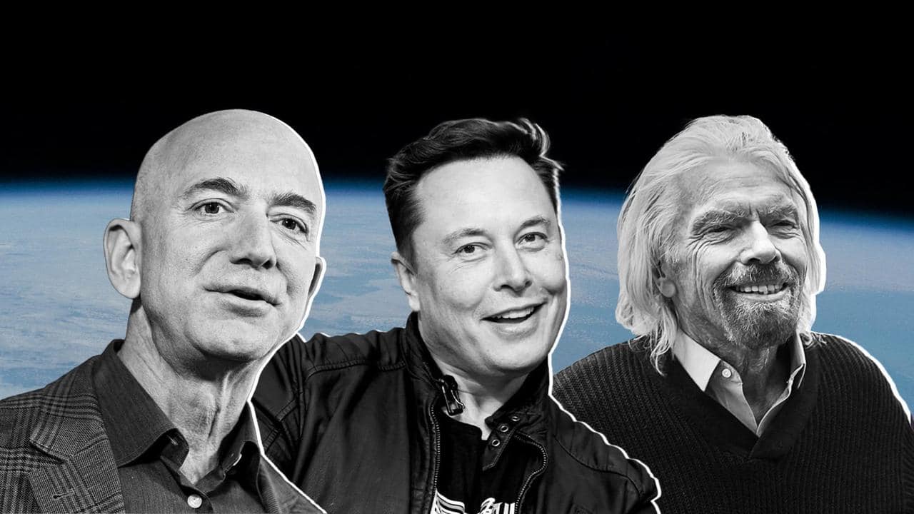 Musk, Bezos ve Branson'un Uzay Yarışı Başladı kapak fotoğrafı